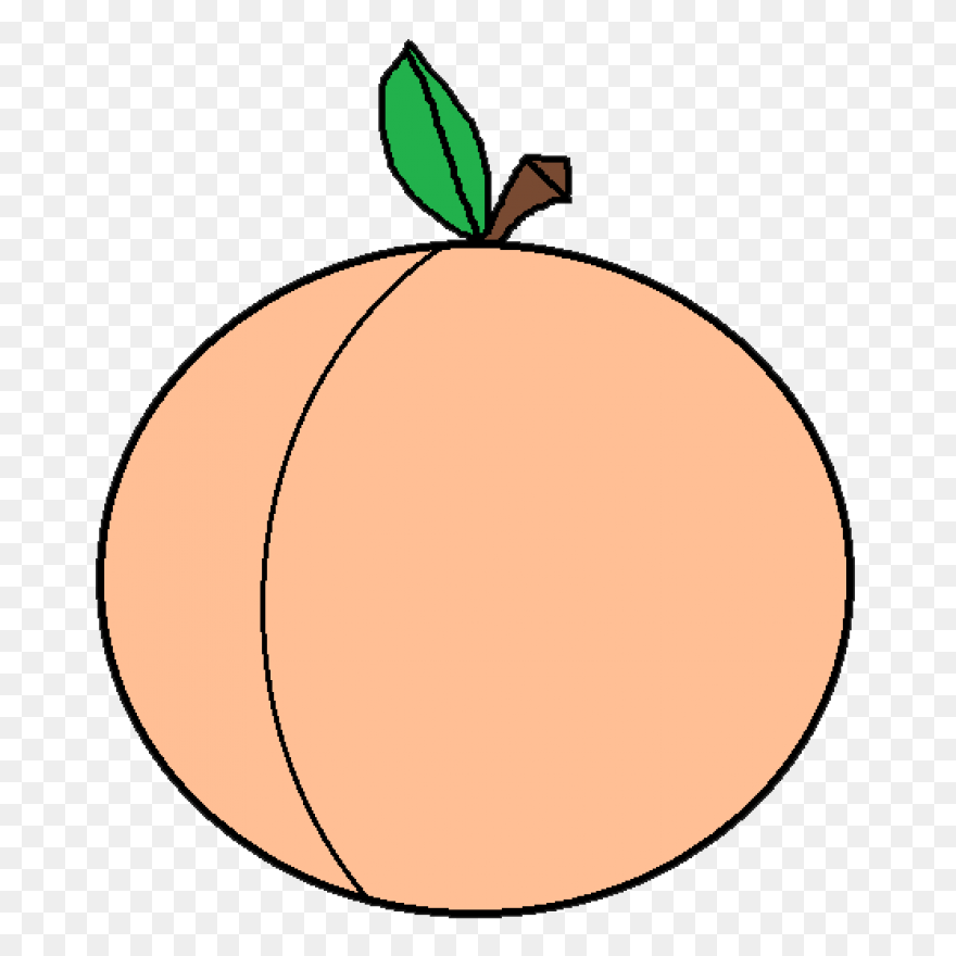 Cute Peach Clipart ClipartFlare - C