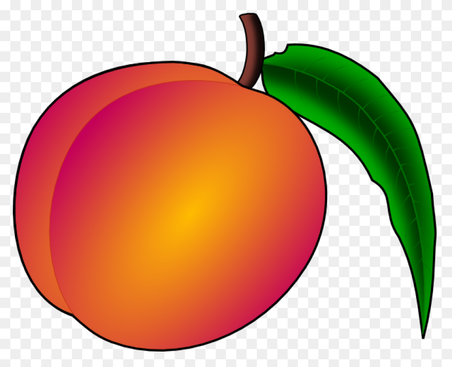 Cute Peach Clipart ClipartFlare - C