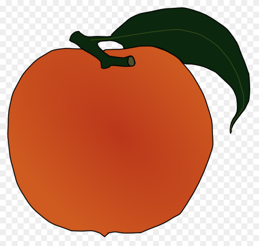 Cute Peach Clipart ClipartFlare - C