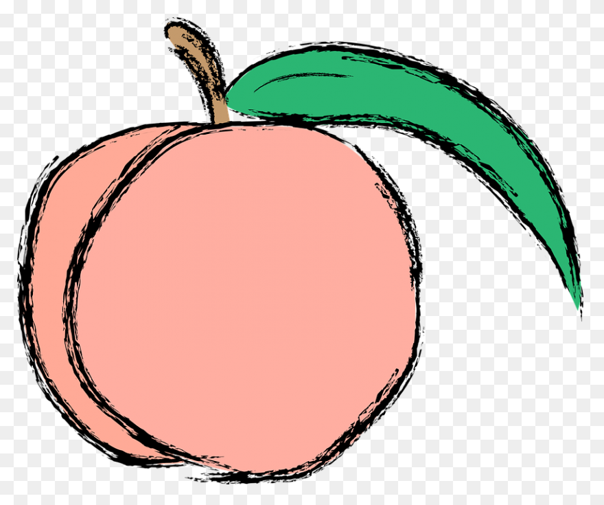 Cute Peach Clipart ClipartFlare - C