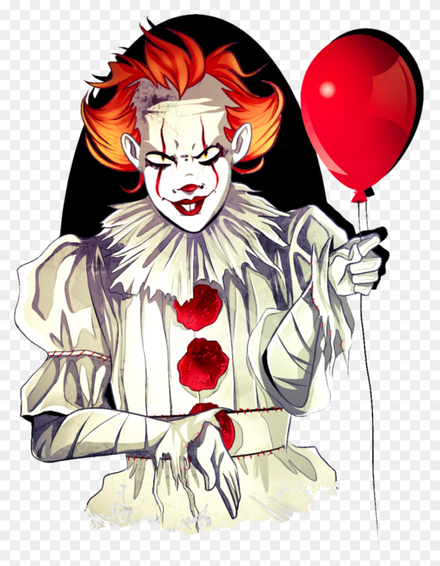 Clown Pennywise Sticker - Clown Pen