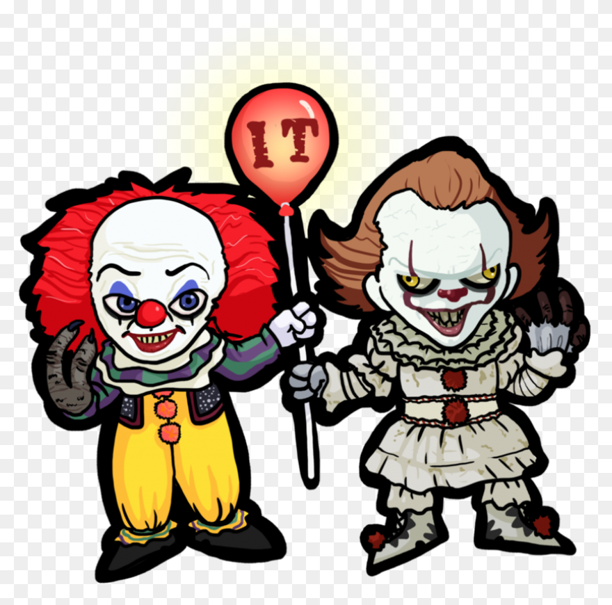 Clown Pennywise Sticker - Clown Pen