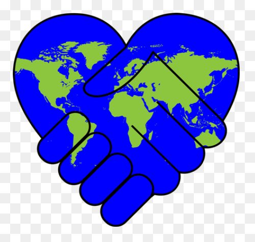 Multicolored Peace Symbol Clipart. 