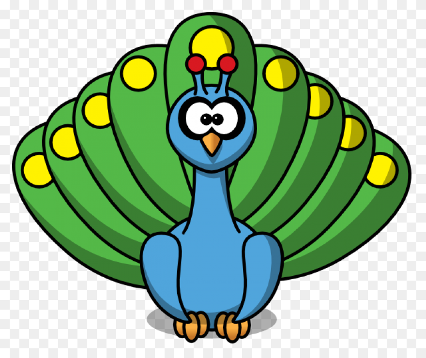 Peacock Clipart - Png Download - Fu
