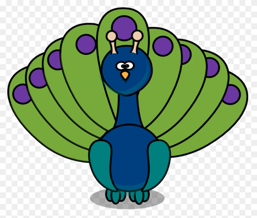Peacock Clipart - Png Download - Fu
