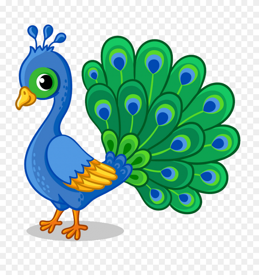 Peacock Clipart - Png Download - Fu