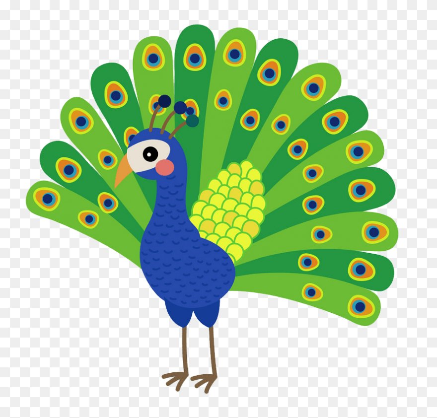 Peacock Clipart - Png Download - Fu