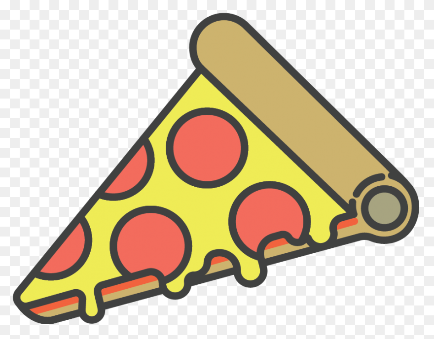 Pepperoni Pizza Slice Clip Art - Pe