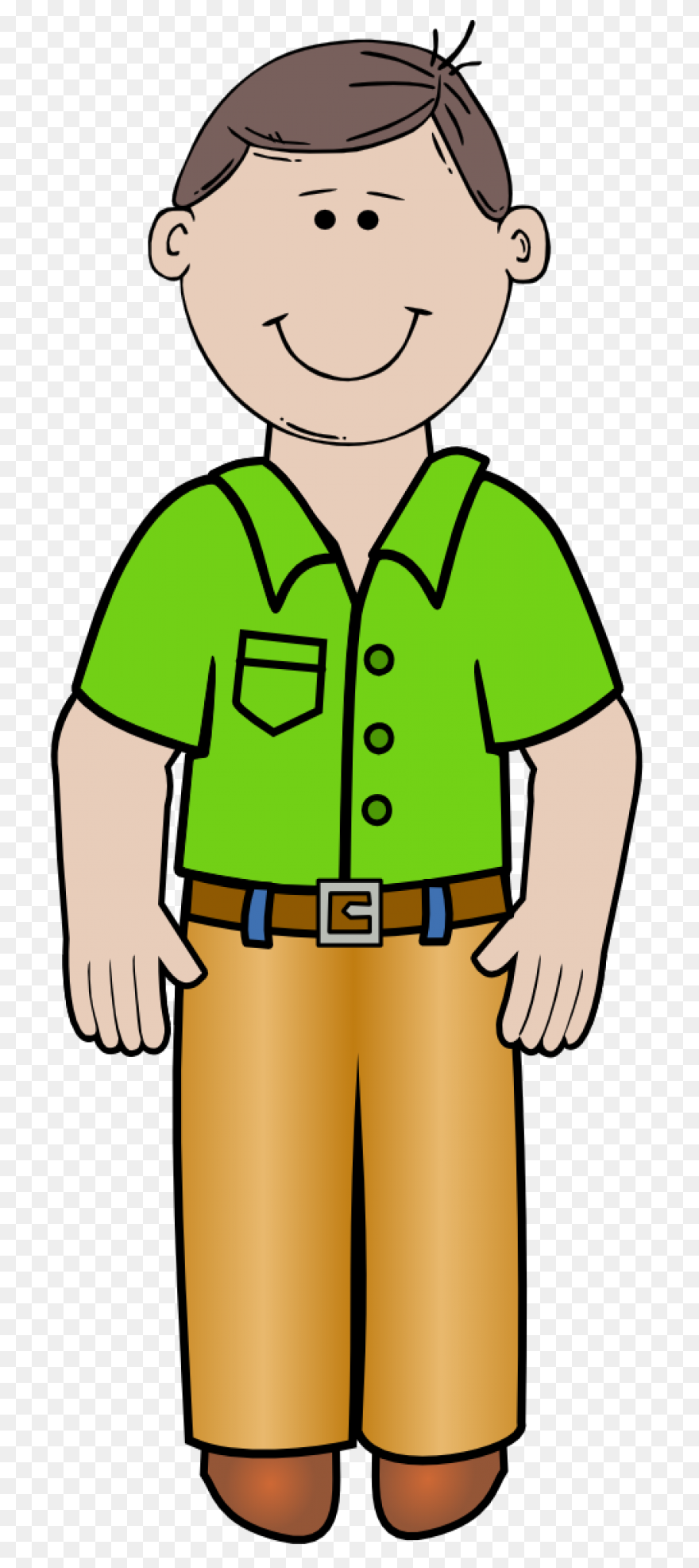 Shape Clip Art - People Standing An