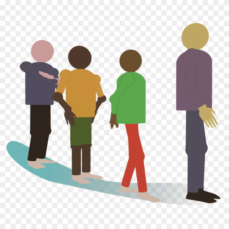 Shape Clip Art - People Standing An