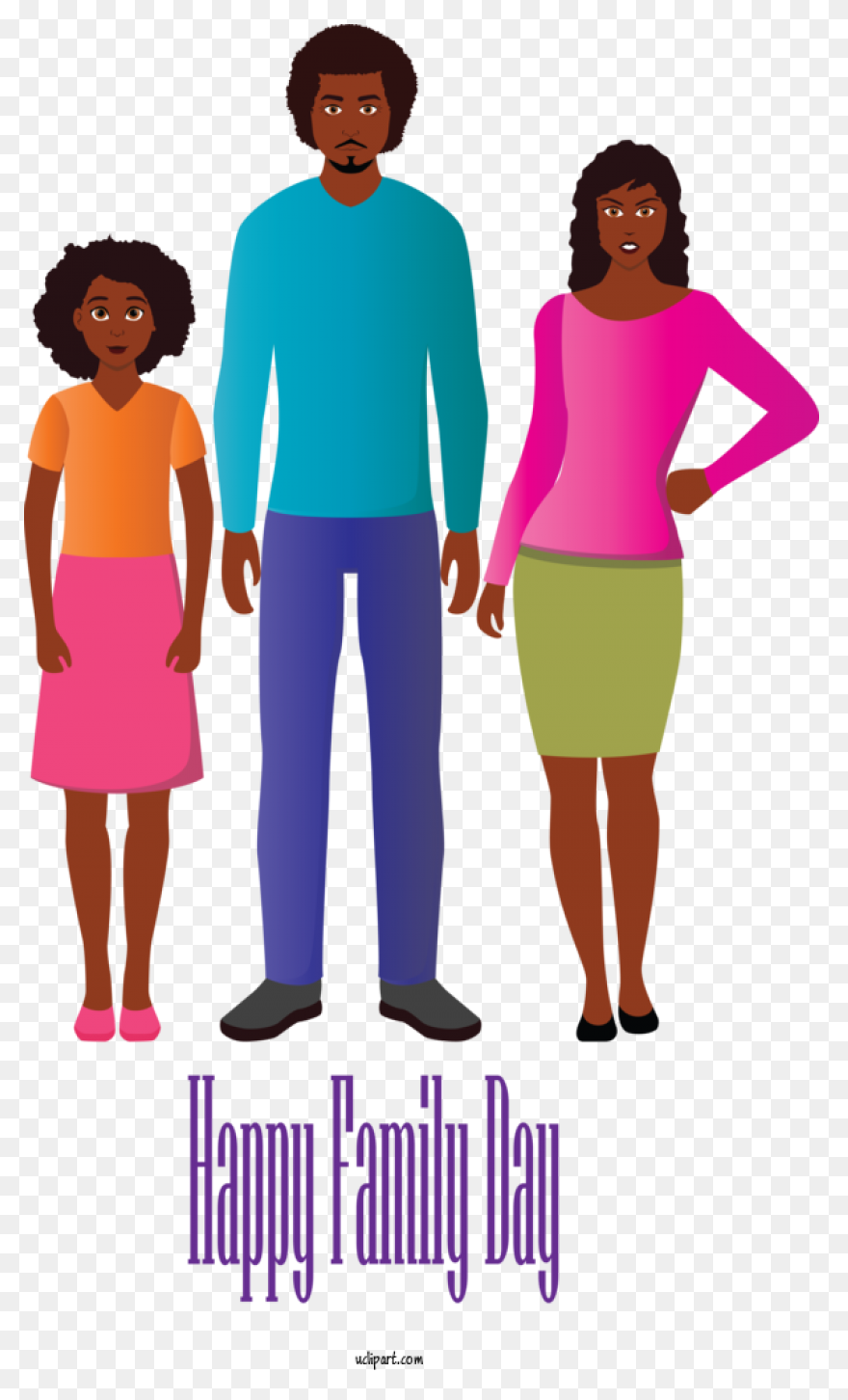 Shape Clip Art - People Standing An
