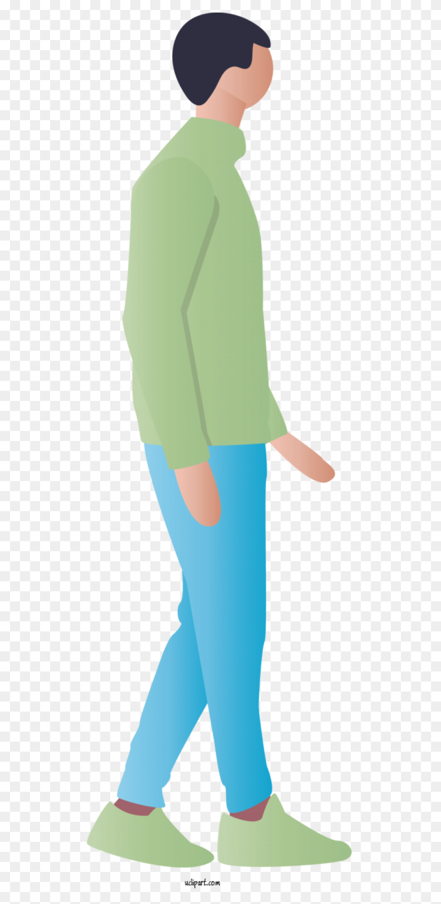 Shape Clip Art - People Standing An
