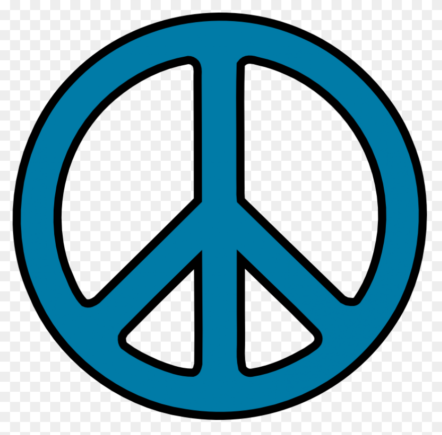 Free Peace Symbol Clipart Download - Peace Symbol
