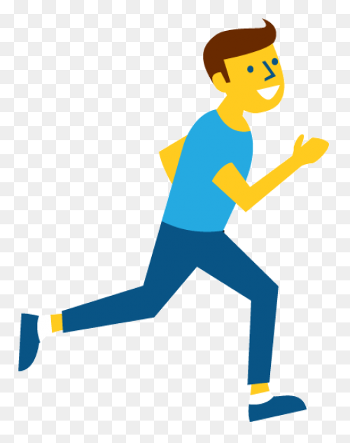 People Running Clipart - Clipart Su