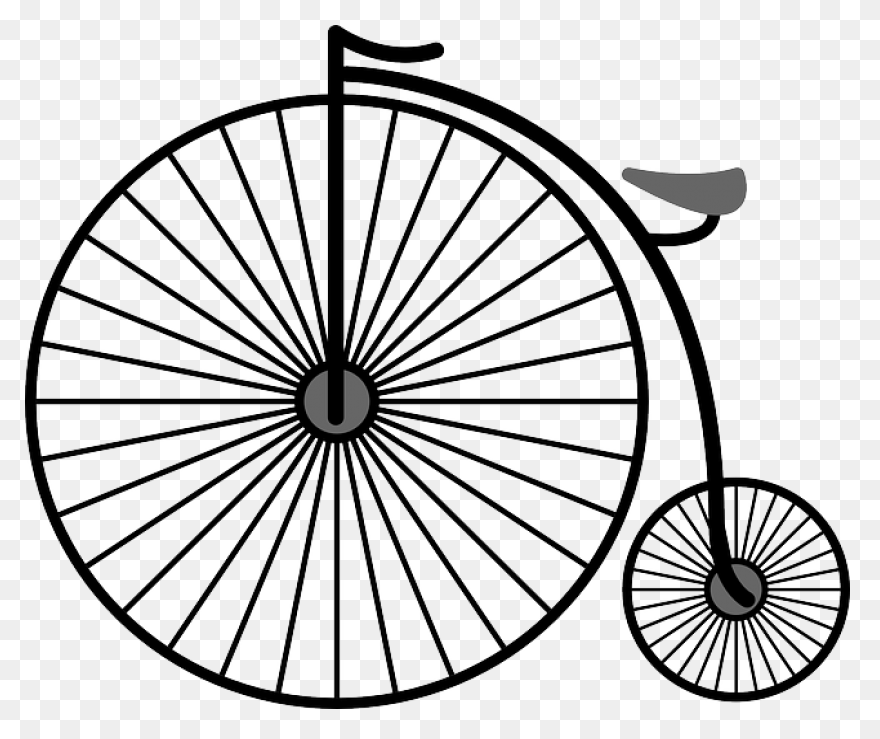 Penny-Farthing High-Wheel Bicycle -