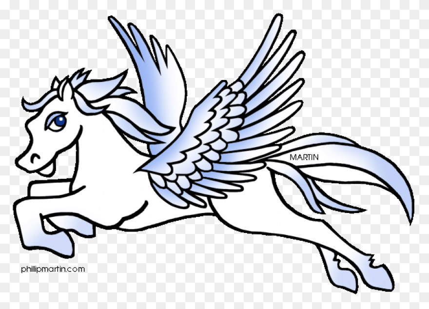 Greece Clipart Greek Mythology Pegasus - Pegasus