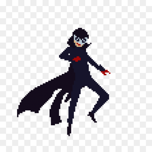 Artstation Joker Persona 5 Pixelart - Persona 5
