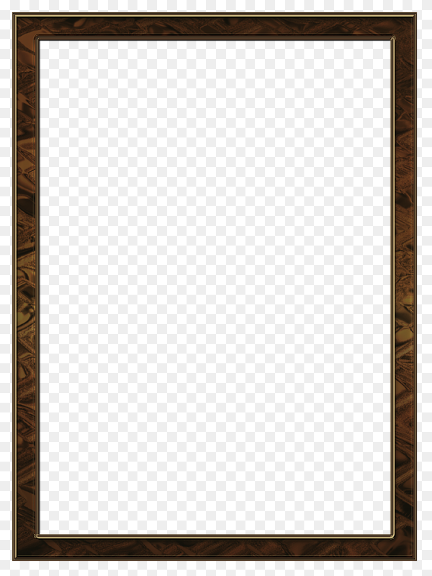 Frame Baroque Flowery To Cut Photo 