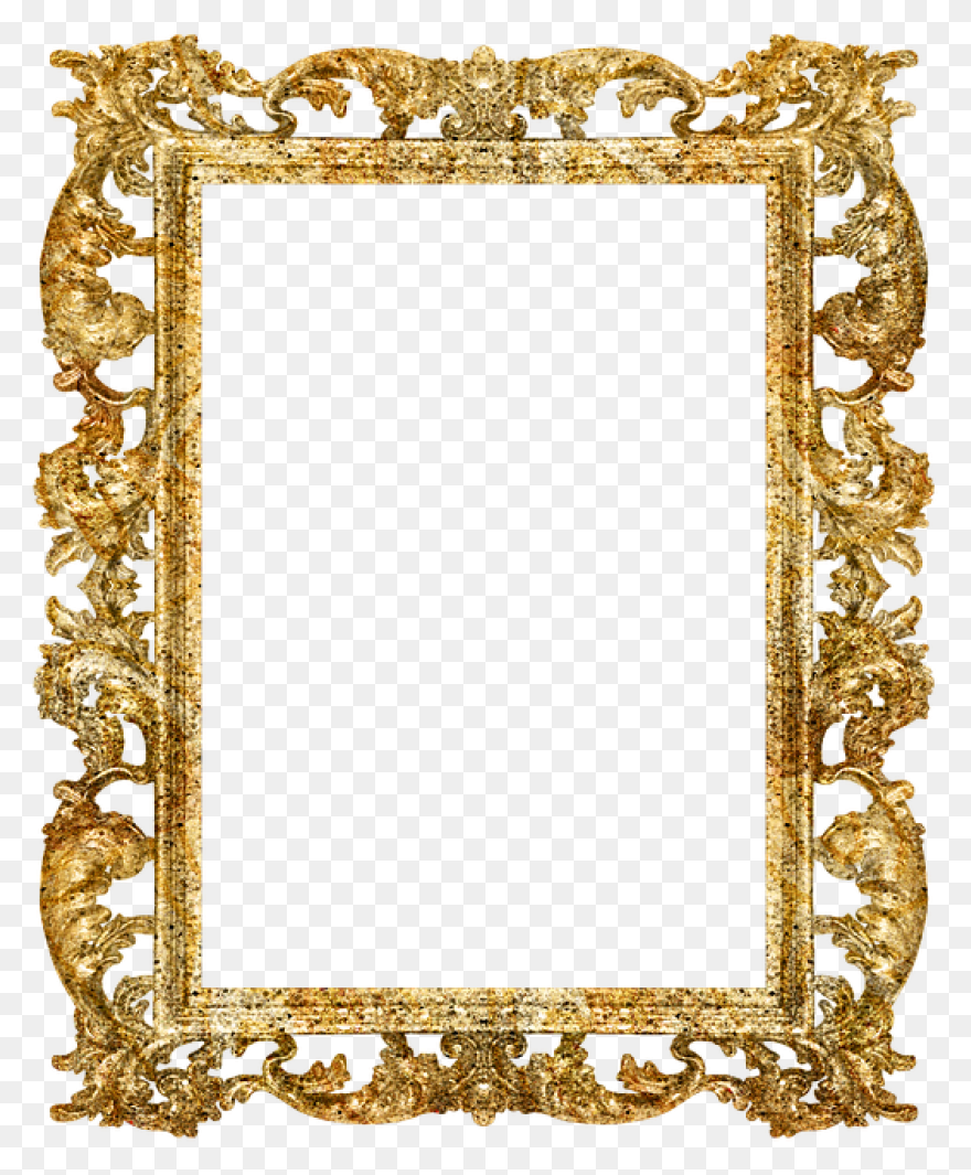 Frame Baroque Flowery To Cut - Photo Frames