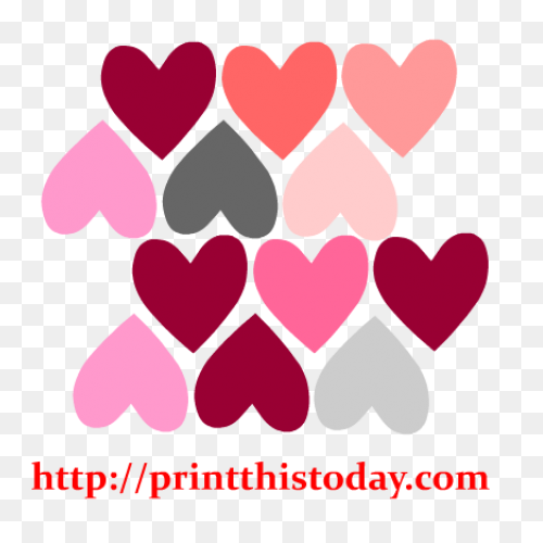 Photobooth Hearts Transparent | Tum
