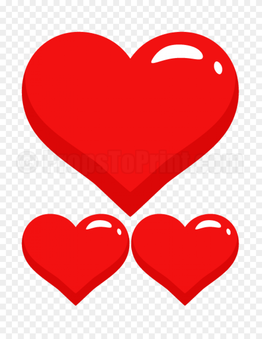 Photobooth Hearts Transparent | Tum