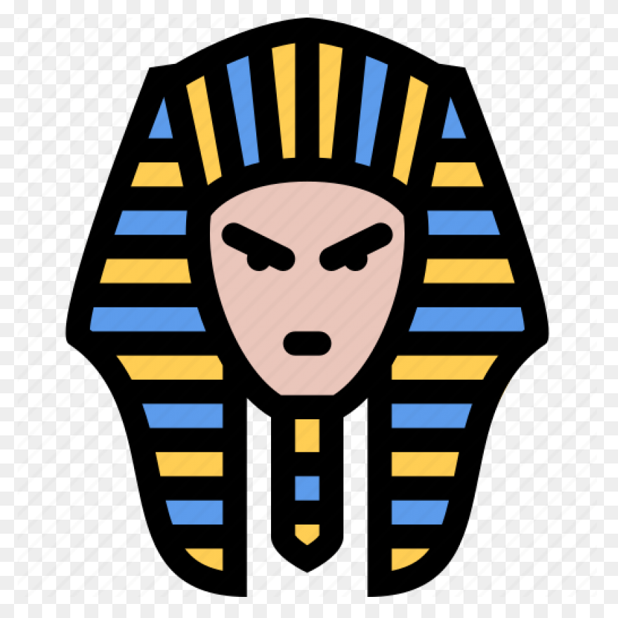 Ancient Egyptian Pharaohs Head Illu