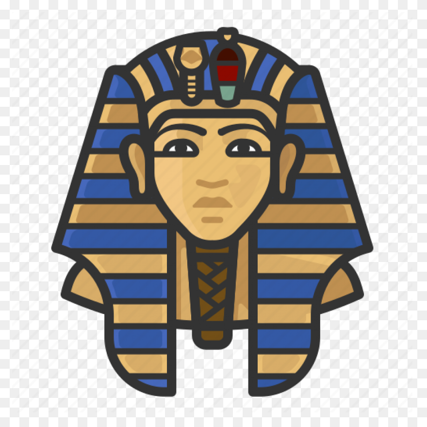 Ancient Egyptian Pharaohs Head Illu