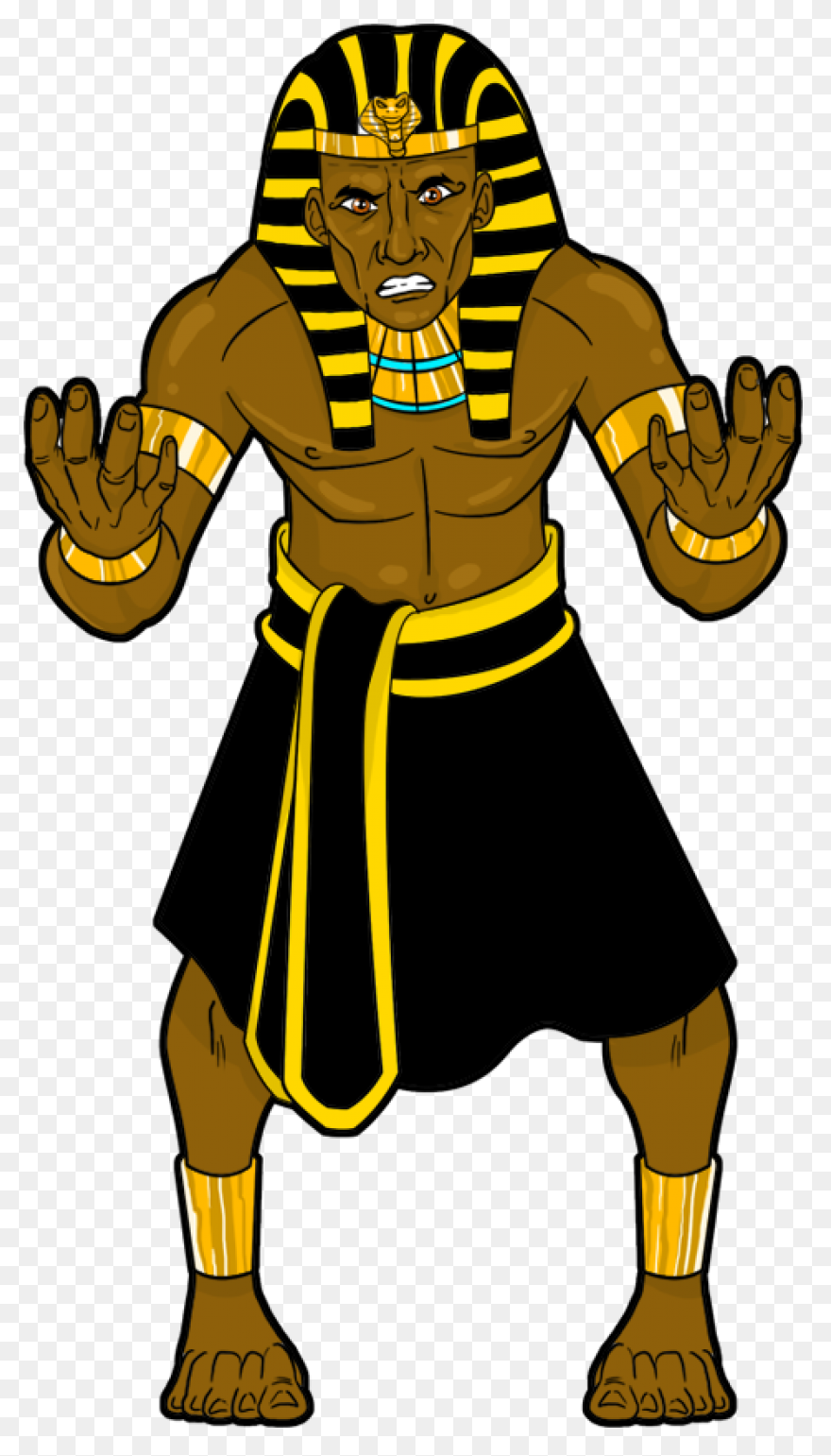 Ancient Egyptian Pharaohs Head Illu