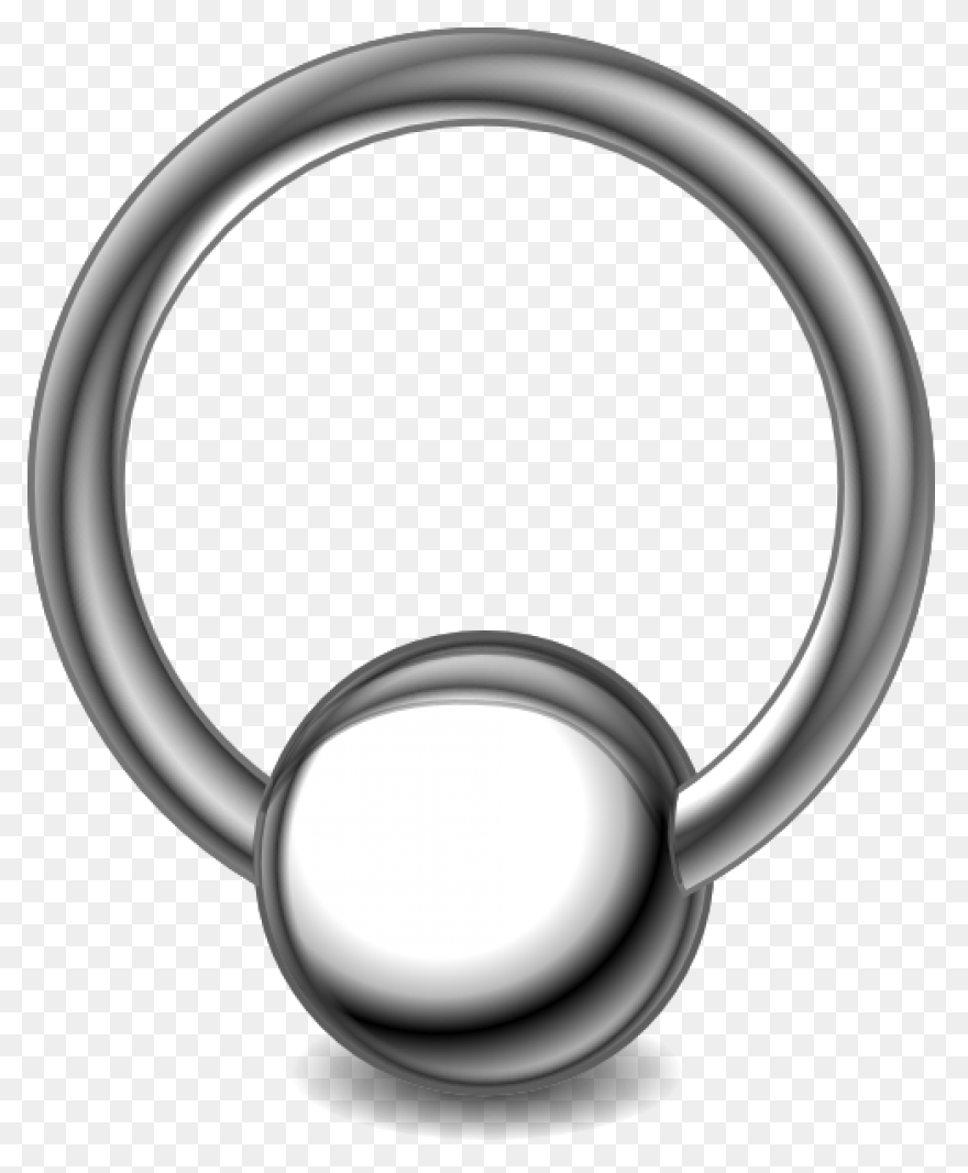 Horseshoe Blue Septum Piercing Clip
