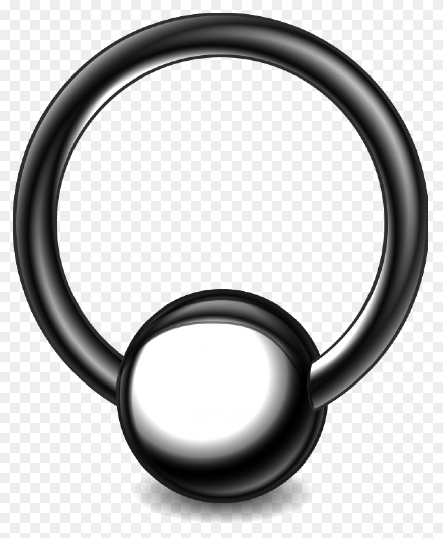 Horseshoe Blue Septum Piercing Clip