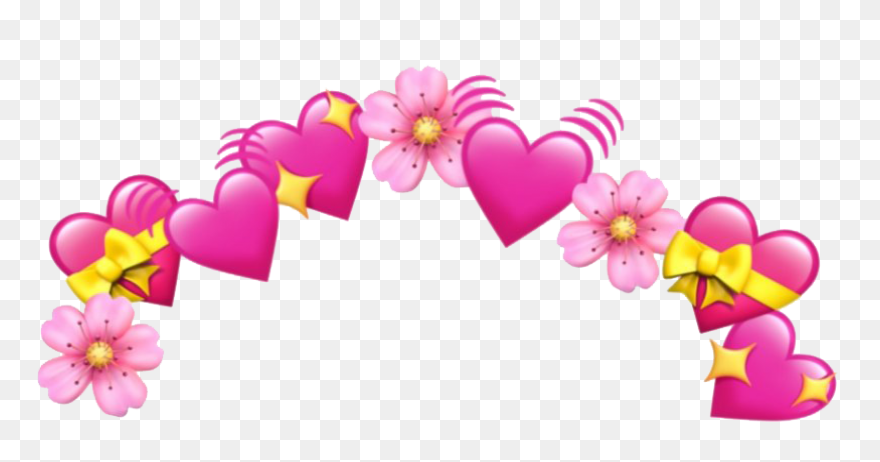Pink #hearts #emoji #pinkemoji #hea