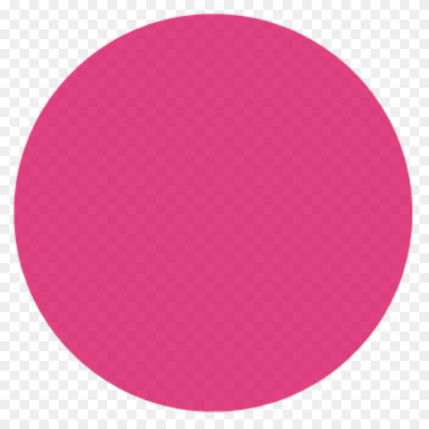 Deep Pink Circle Outline Icon - Fre