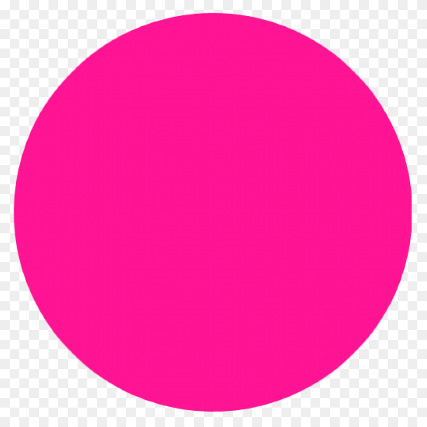 Deep Pink Circle Outline Icon - Fre