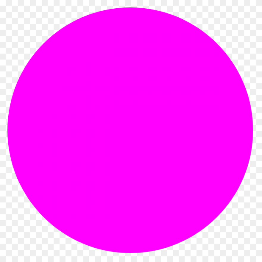 Deep Pink Circle Outline Icon - Fre