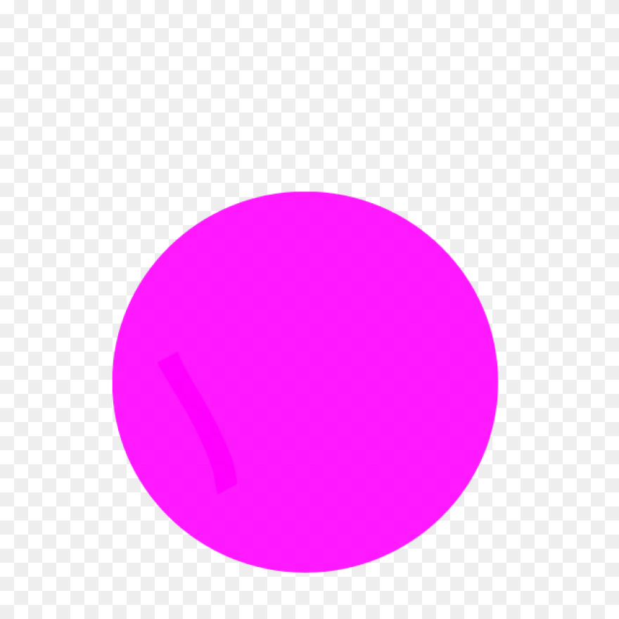 Deep Pink Circle Outline Icon - Fre