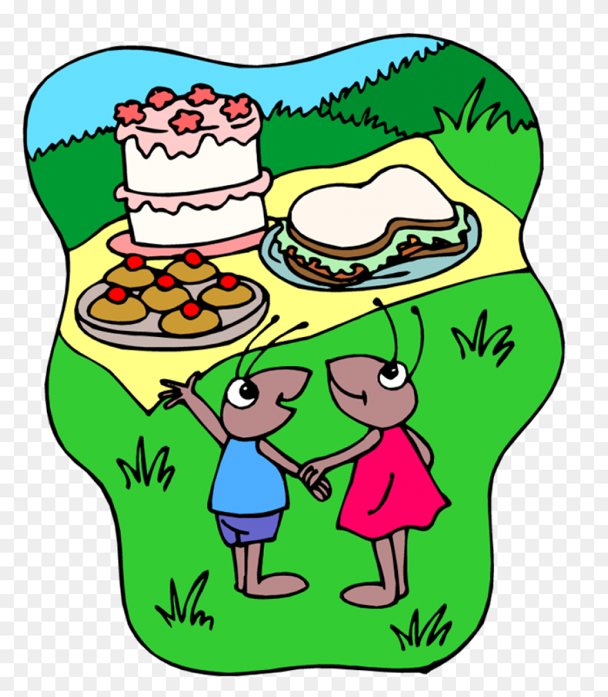 Picnic Text Line Area Clipart - Pic