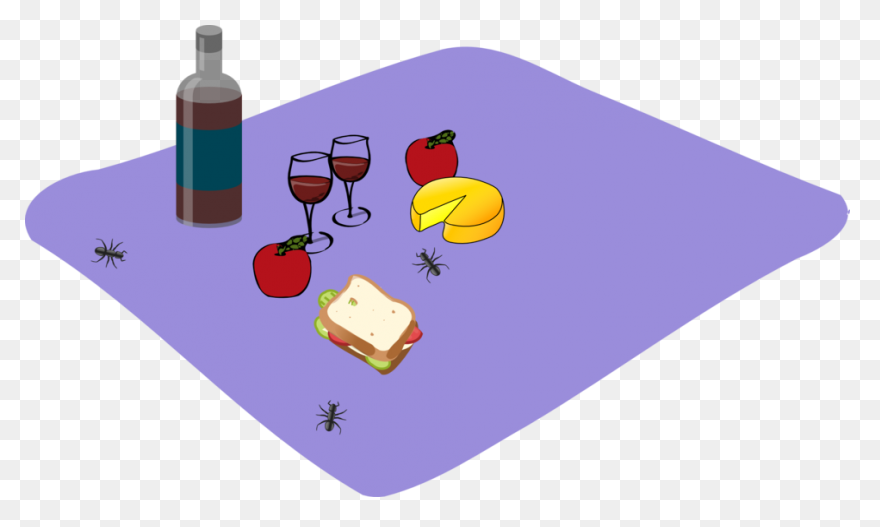 Picnic Text Line Area Clipart - Pic