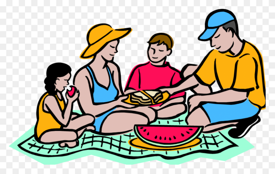 Picnic Text Line Area Clipart - Pic