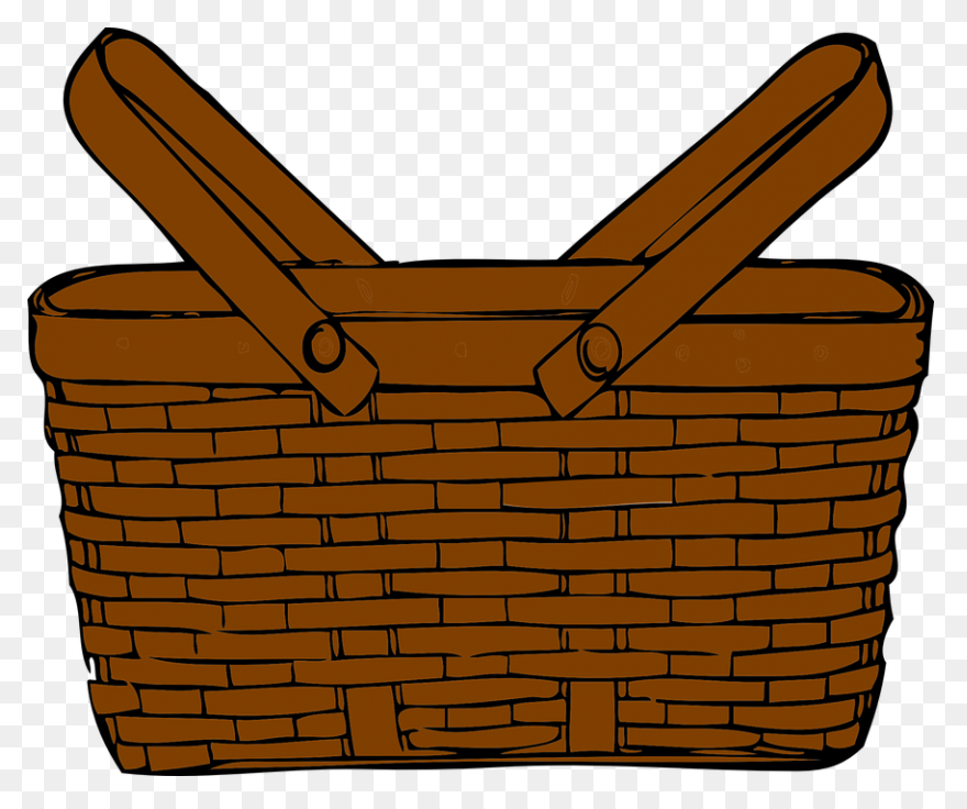 Basket Picnic Brown Free Vector - Picnic Basket