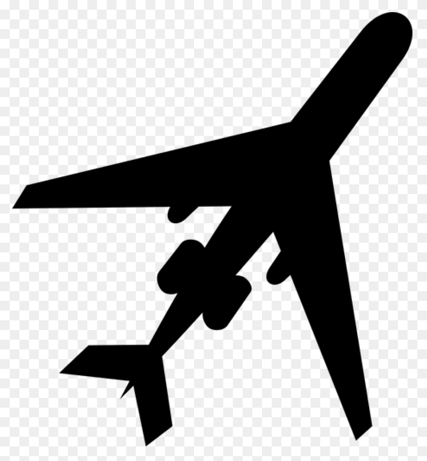 File:airplane Silhouette.png Wikimedia Commons - Plane Silhouette