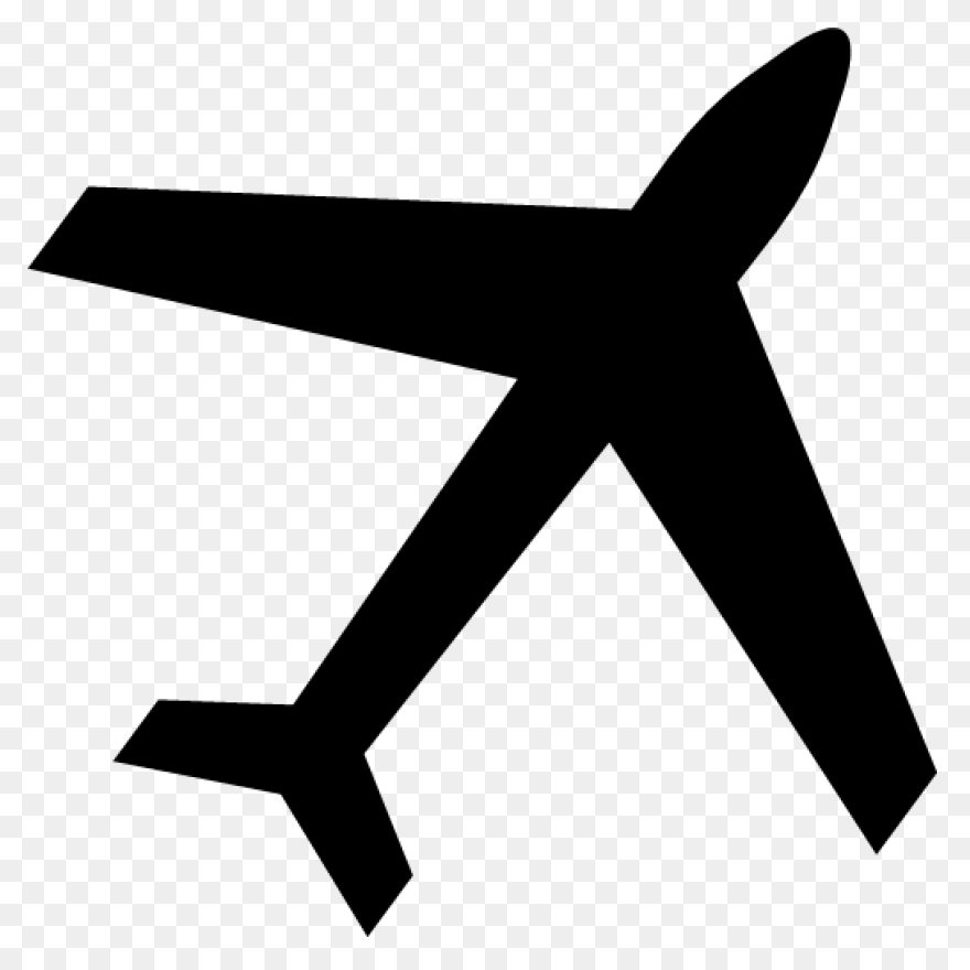 Airplane Airport Flight Fly Plane - Plane Icon