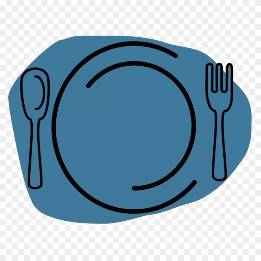 Free Plate Clipart Black And White,