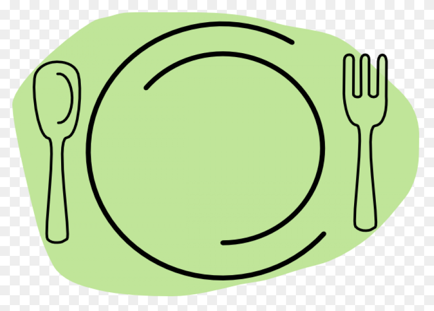 Free Plate Clipart Black And White,