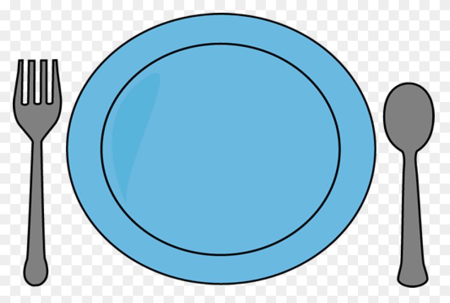Free Plate Clipart Black And White,