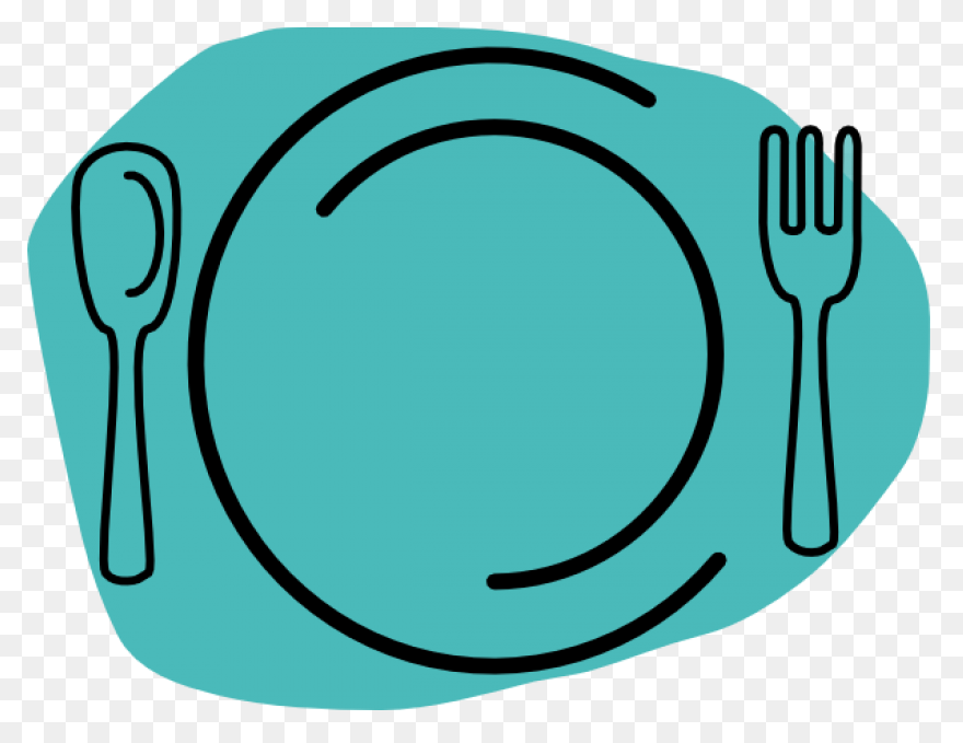 Free Plate Clipart Black And White,