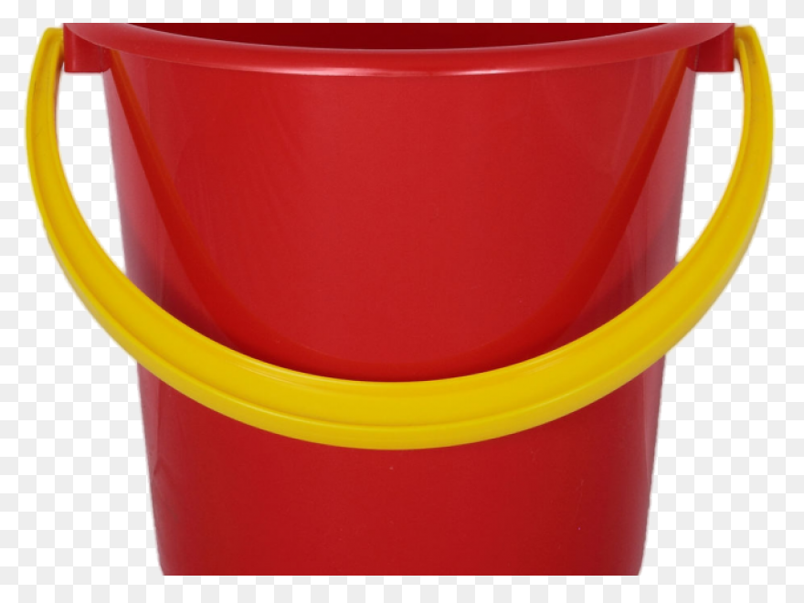 Flat Back Plastic Bucket Pink - 20 