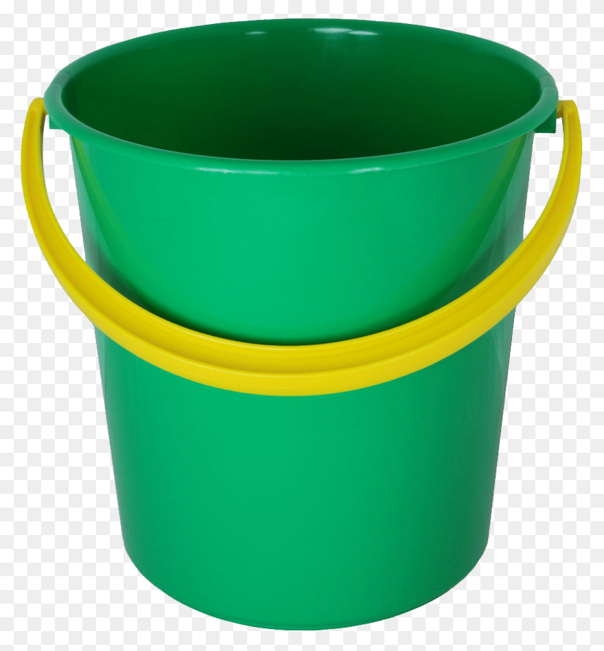 Flat Back Plastic Bucket Pink - 20 