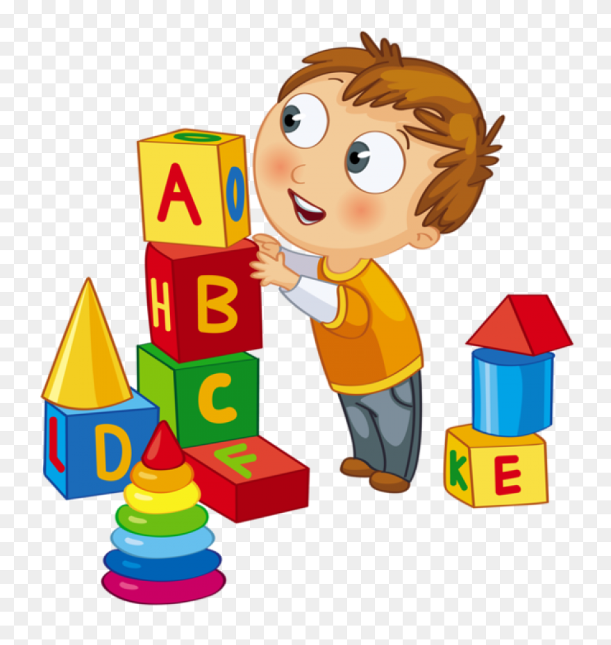 Reading Cartoon Play Toy Clipart - Play