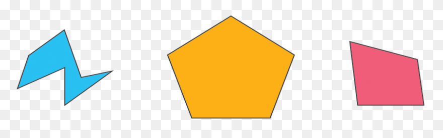 Polygon Shapes: 3, 5, 7 Sides And M