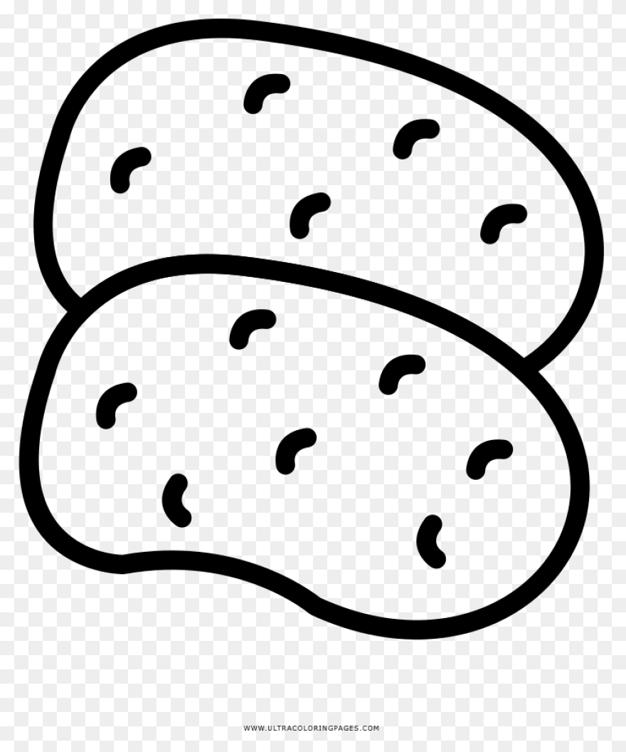 Potatoes Coloring Page Potato Clipart - Potato